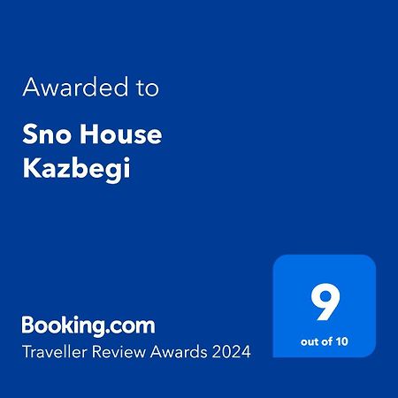 Sno House In Kazbeg Hotel Kültér fotó